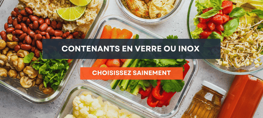 contenant verre acier inoxydable