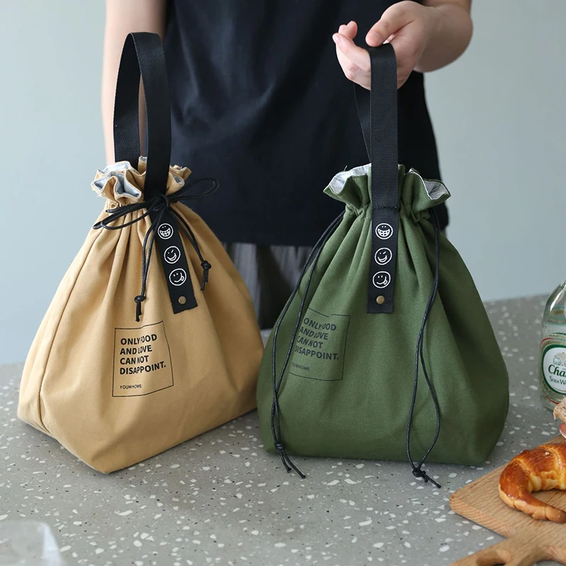 Sac Repas Tissu Cordon Étanche