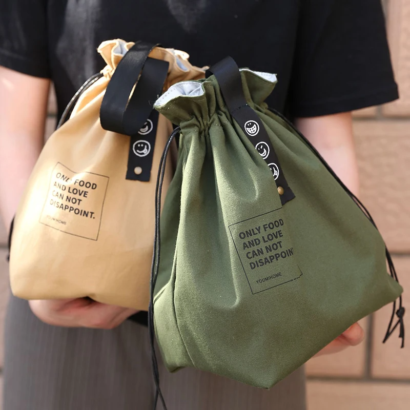 Sac Repas Tissu Cordon Étanche
