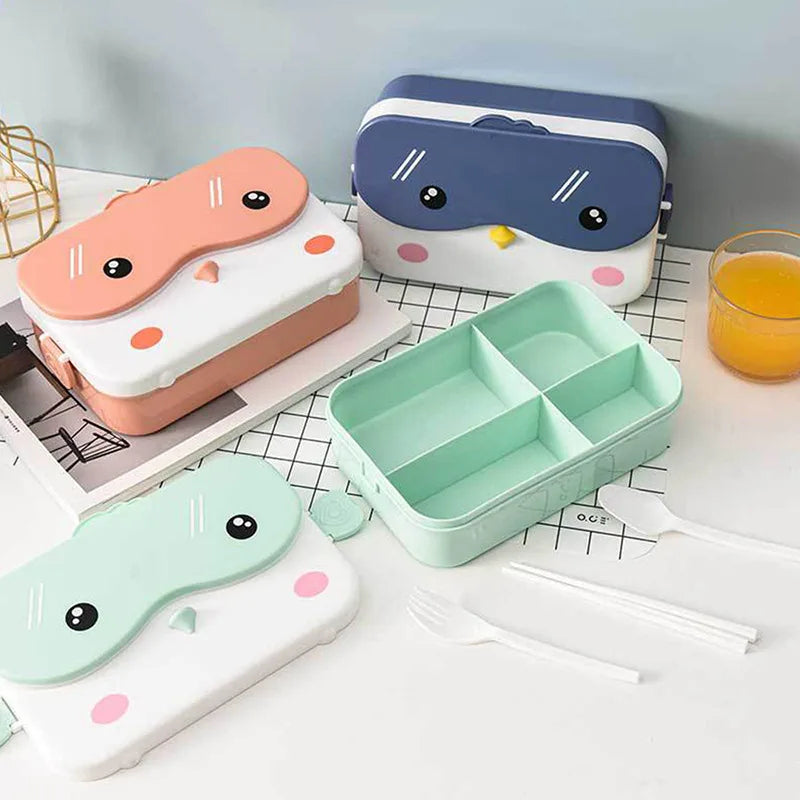 Boîte à Bento Kawaii Compartimentée pour Enfants