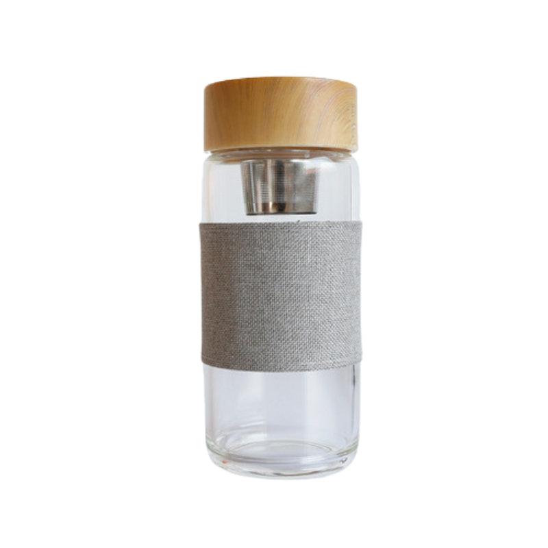 Gourde en Verre Infuseur Thé 400ml