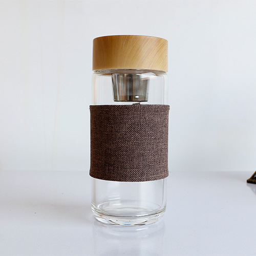 Gourde en Verre Infuseur Thé 400ml