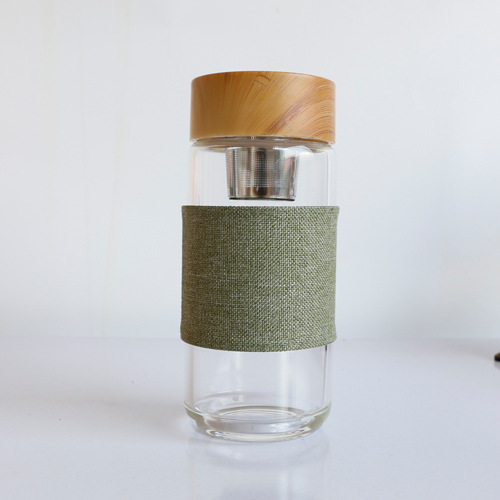 Gourde en Verre Infuseur Thé 400ml