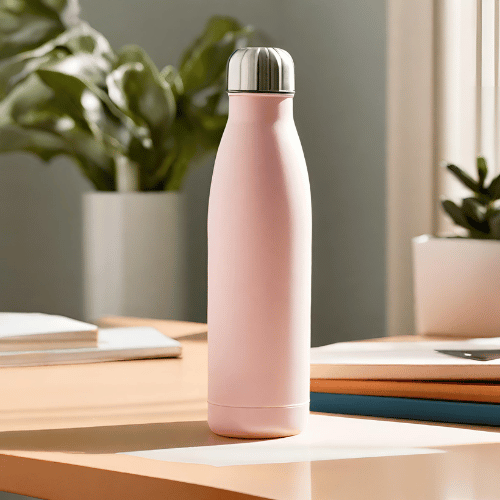 bouteille isotherme inox rose