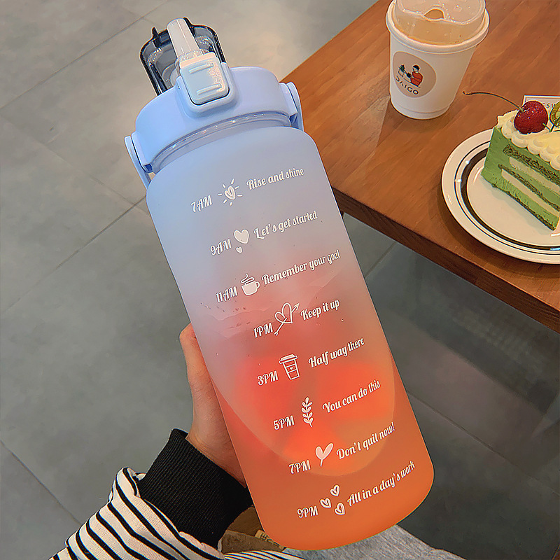 Gourde Sport 2L Bleu / Orange