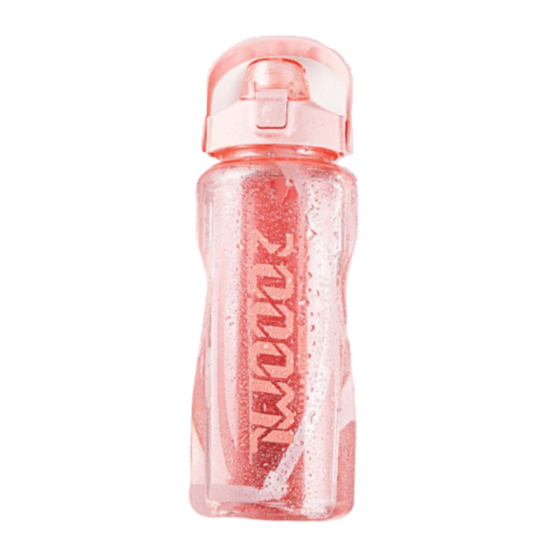Gourde Sport Transparente Rose 2L