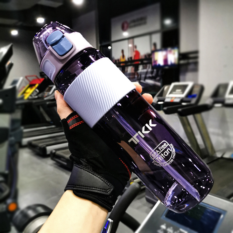 Gourde Sport Transparente Violette