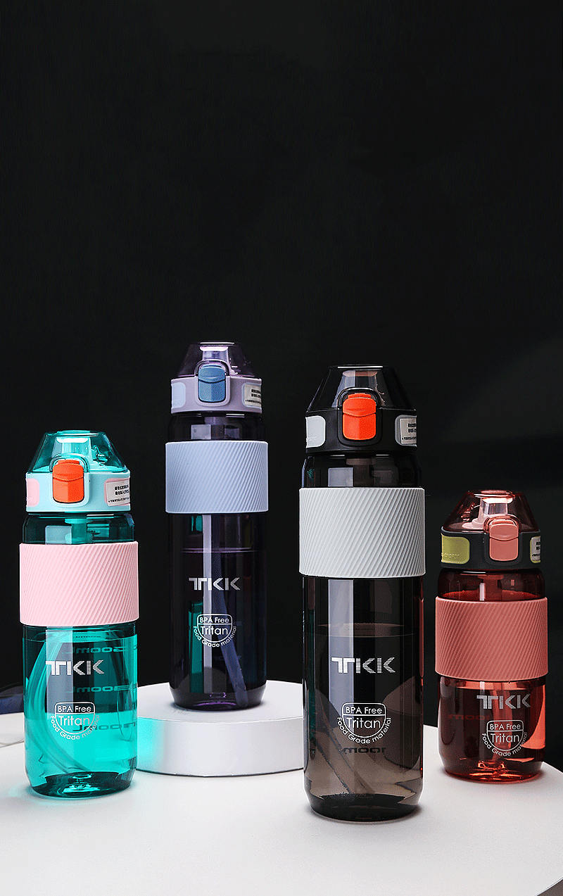 Gourde Sport Transparente Violette