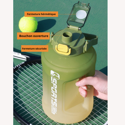 grande bouteille sport bec boire