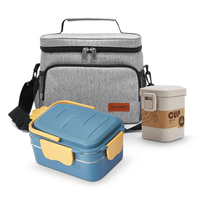 Kit Repas Nomade - Élégance Grise