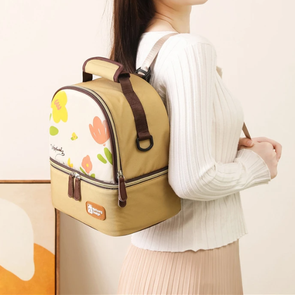 lunch bag design jaune