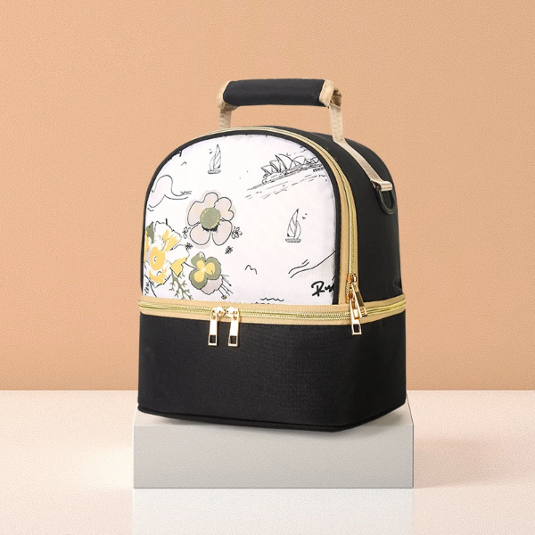 lunch bag design noir