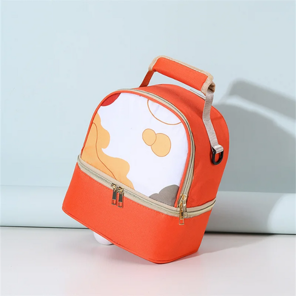 lunch bag design orange