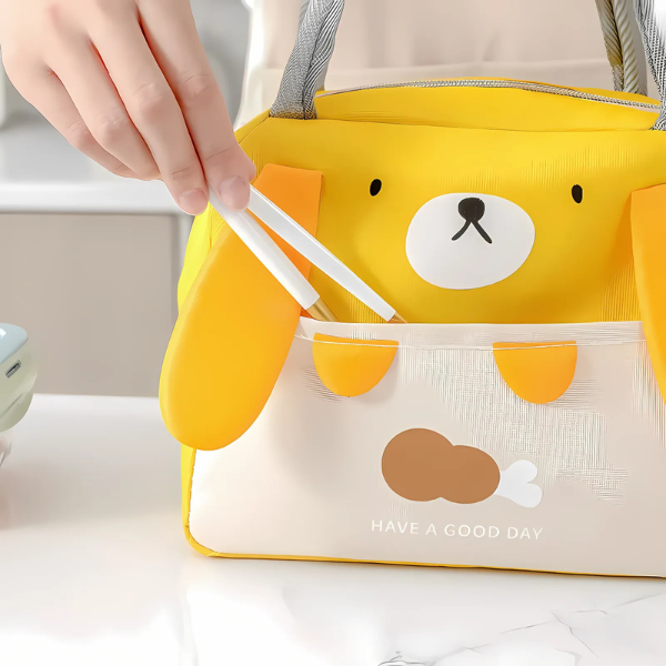 lunch bag enfant chien amusant pochette