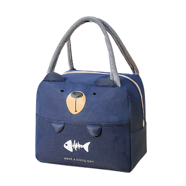 lunch bag enfant ours bleu
