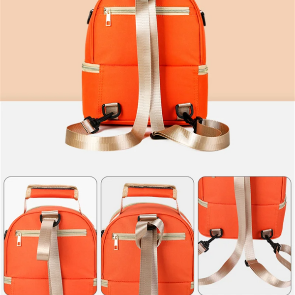 lunch bag isotherme design orange transport