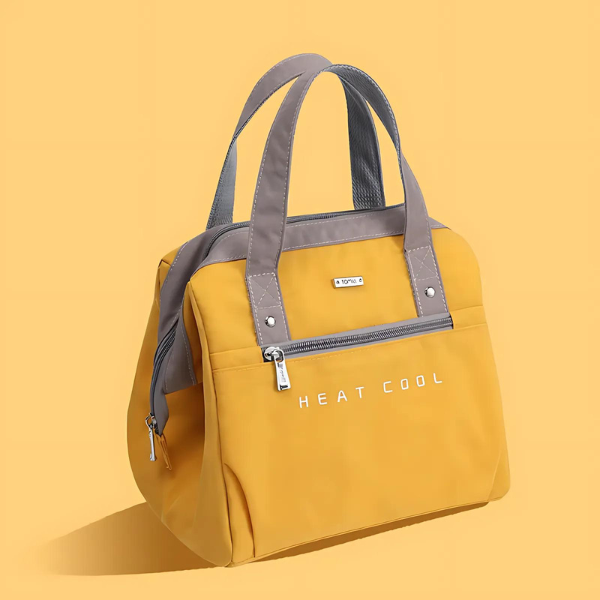 lunch bag isotherme jaune femme chic