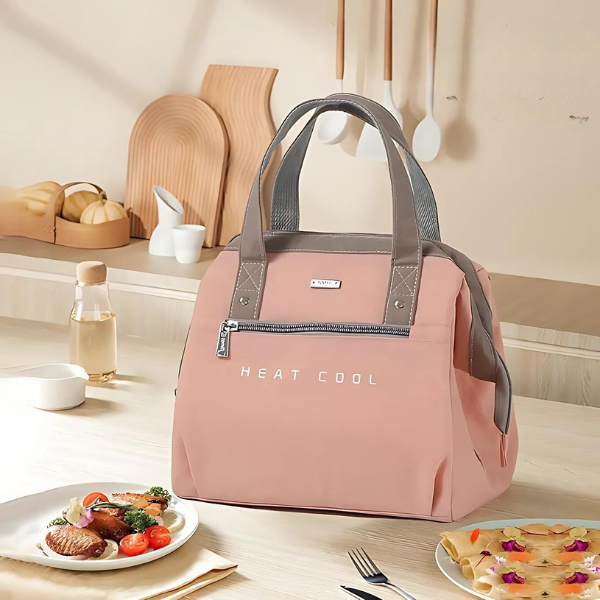 lunch bag isotherme repas rose chic