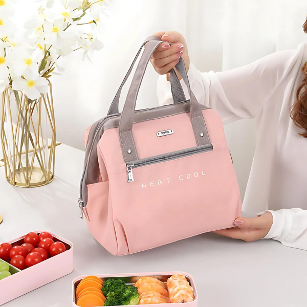 lunch bag isotherme rose femme chic