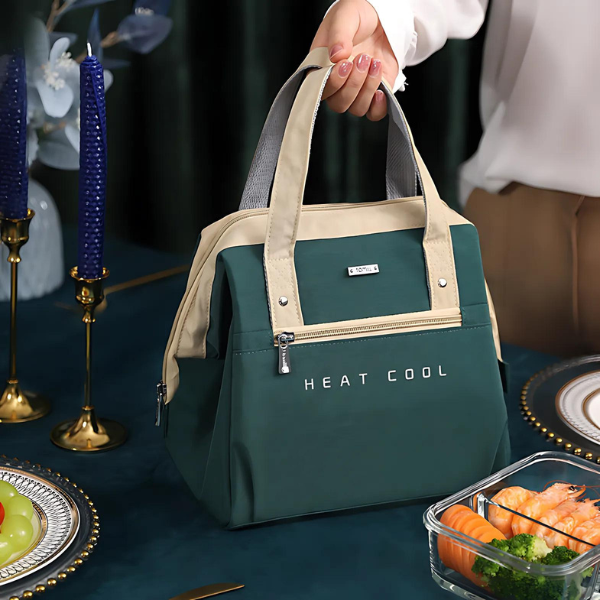 lunch bag isotherme vert femme chic