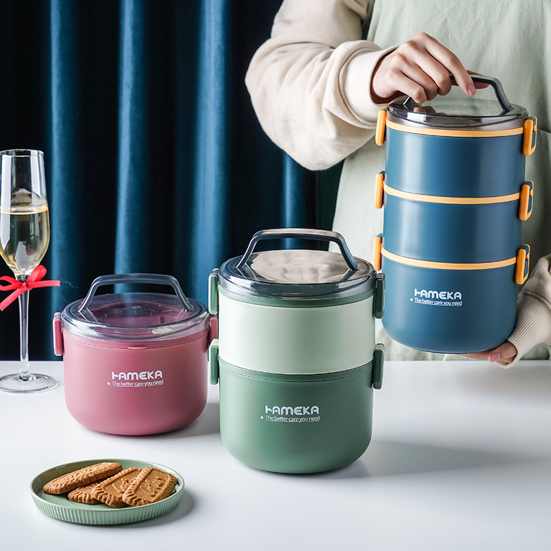 Lunch Box Compartimentée Inox Verte