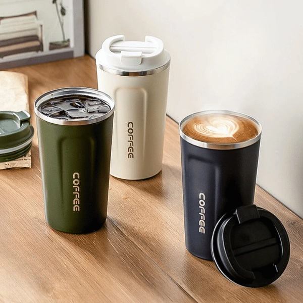 3 coloris mug café isotherme