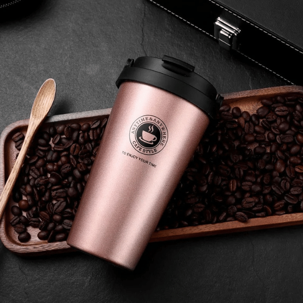 Mug isotherme rose