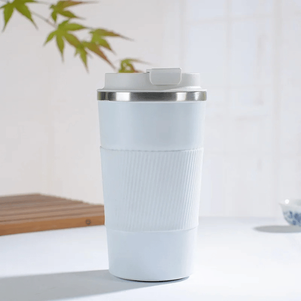 mug isotherme café couleur blanc