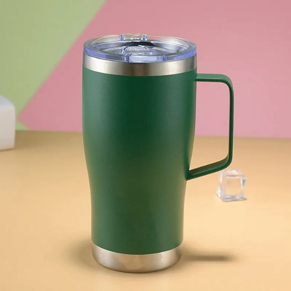 mug isotherme acier inoxydable vert