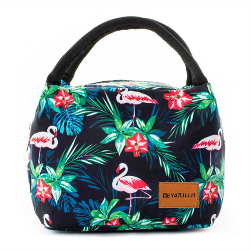 Sac Isotherme Repas Flamants Tropicaux