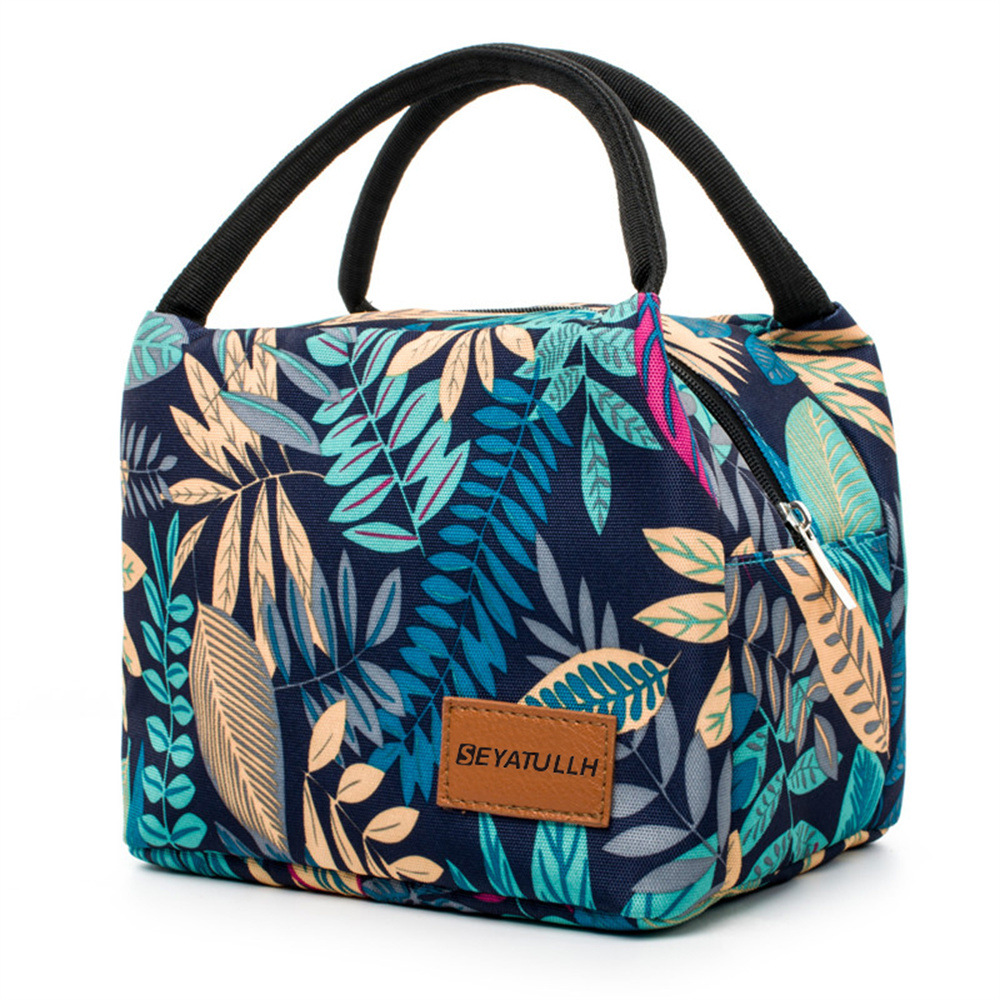Lunch Bag Sac Isotherme Fille Sac Isotherme Repas Feuilles