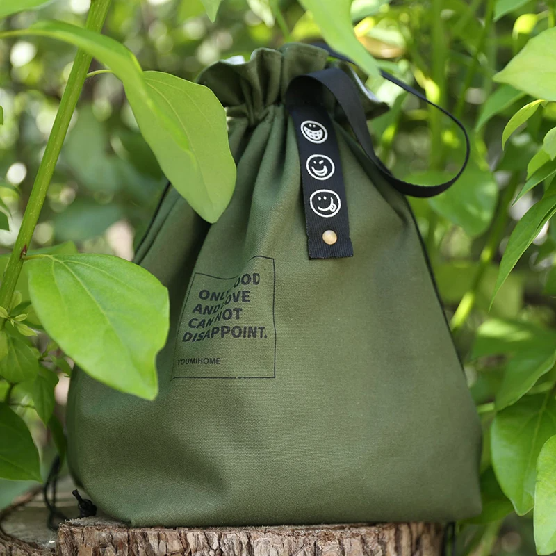 Sac repas tissu cordon étanche