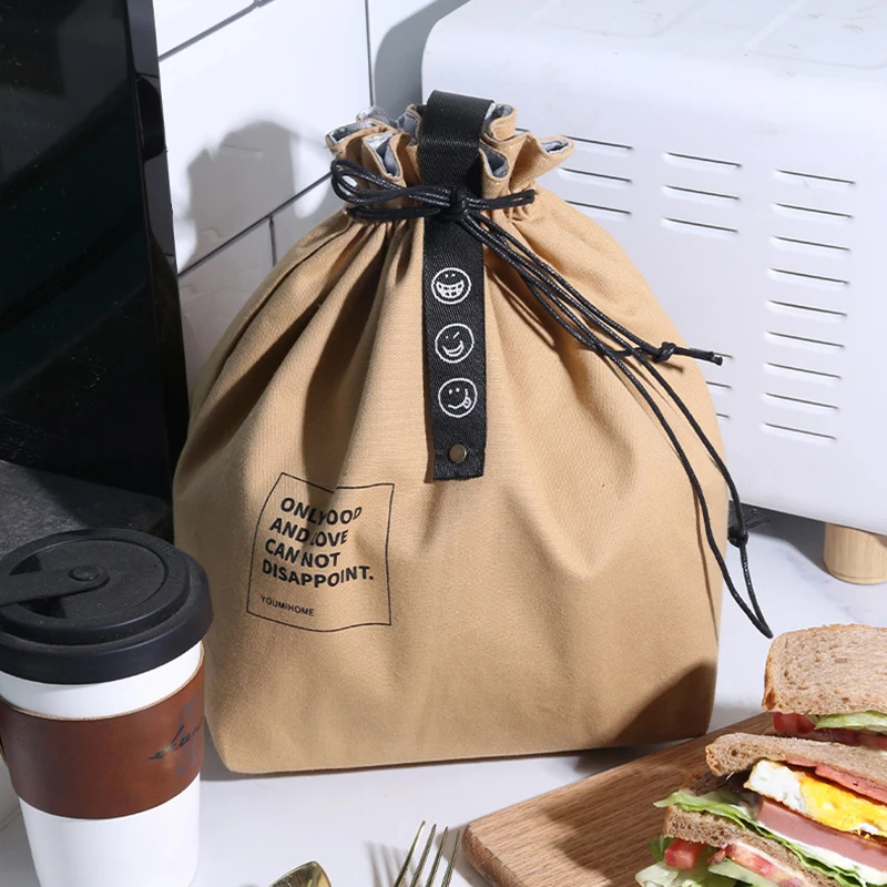 Sac repas tissu cordon étanche