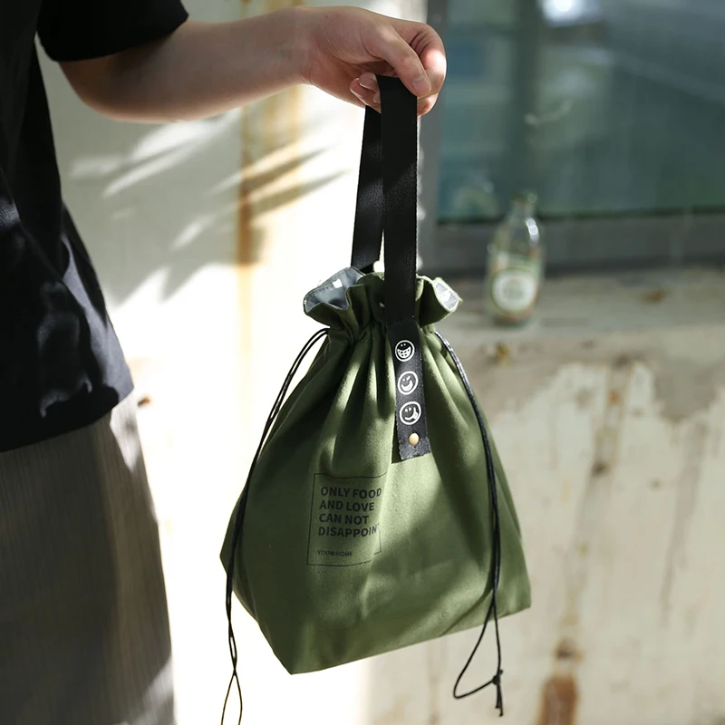 Sac repas tissu cordon étanche