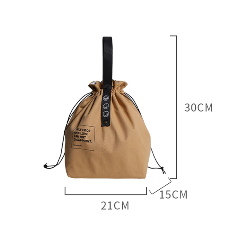 Sac repas tissu cordon étanche