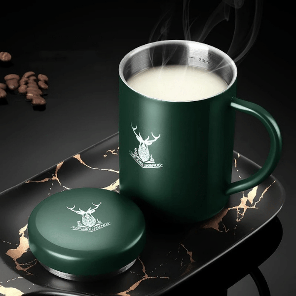 tasse mug isotherme vert élégant