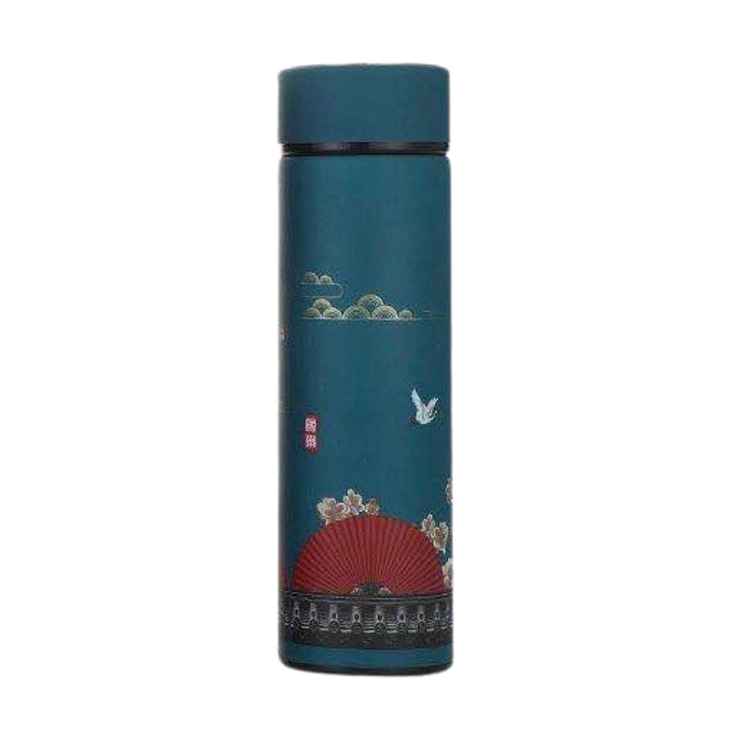 Bouteille avec Infuseur à Thé Bleu Marine