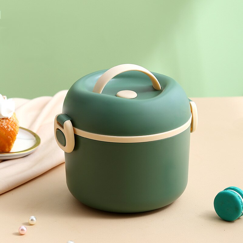 Lunch box portable verte repas