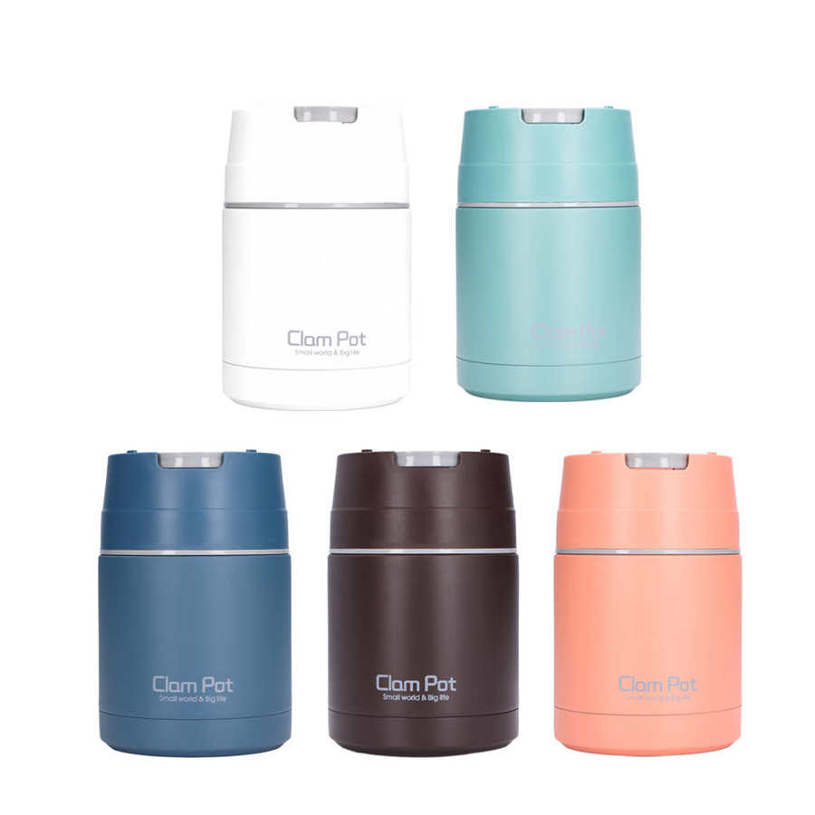 Boite déjeuner thermique variantes couleurs repas