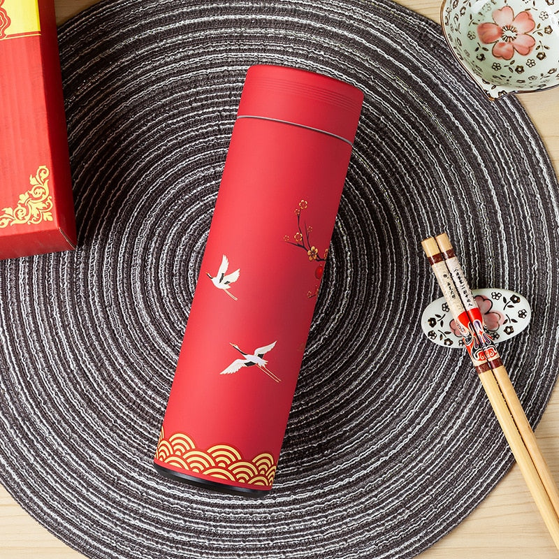 Thermos thé isotherme rouge 500 ml