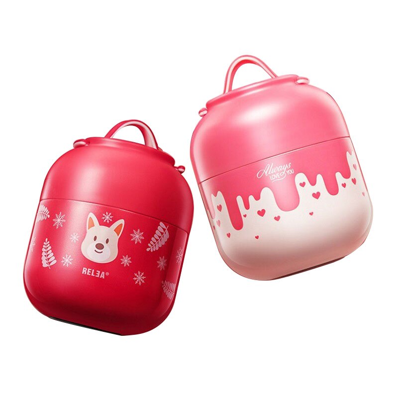 Pot brais isolation thermique rouge multicolore repas