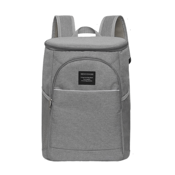 sac a dos isotherme glaciere de couleur grise 20L