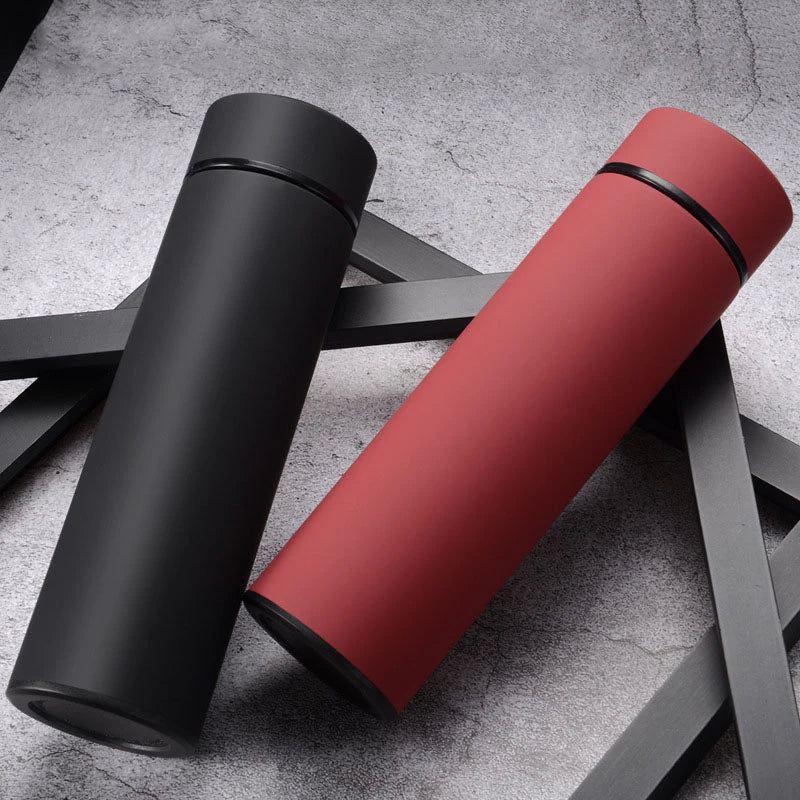 Thermos infuseur rouges noir thé boissons
