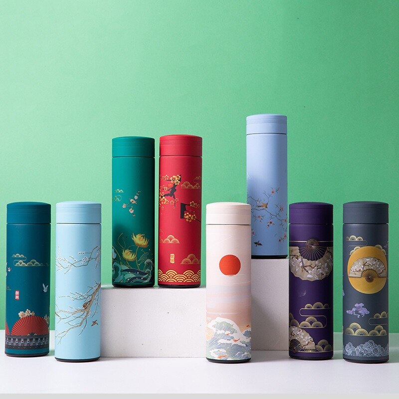 Bouteilles thé infuseur variantes couleurs