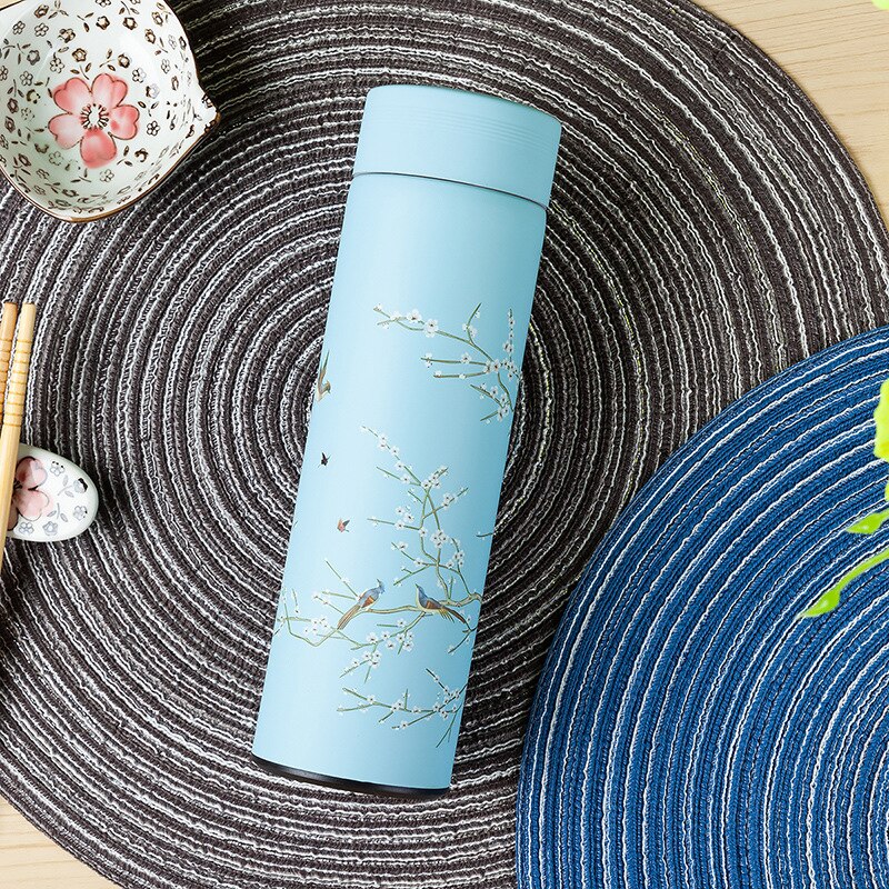 Gourde infuseur thé vert clair 500 ml