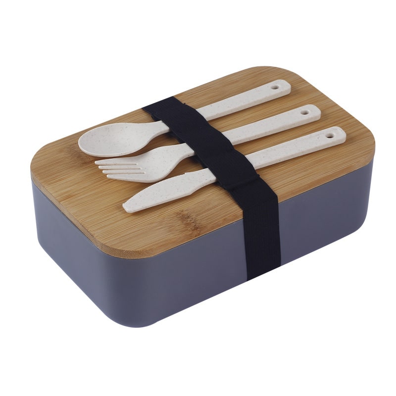 Lunch box japonais gris bois