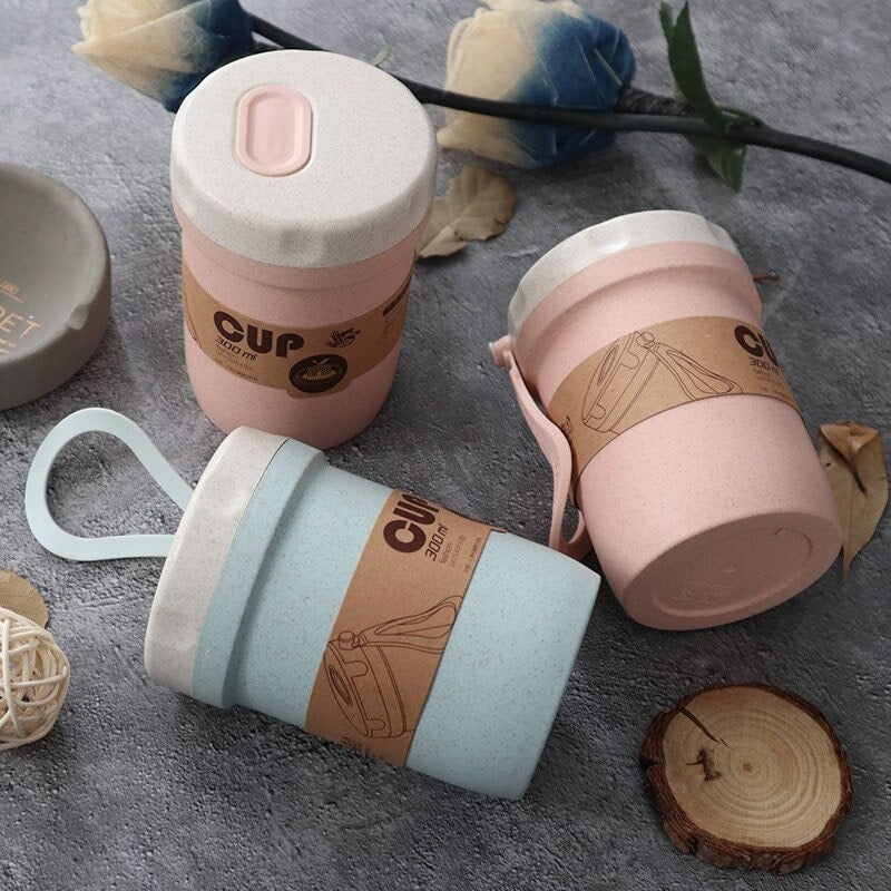 Boite a soupe coloris rose et bleue