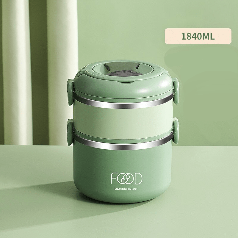 boite lunch isotherme verte 1840ml