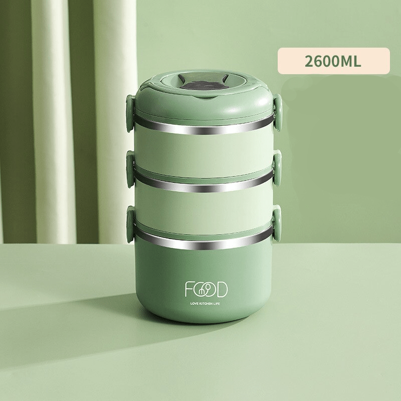 boite lunch isotherme verte 2600ml