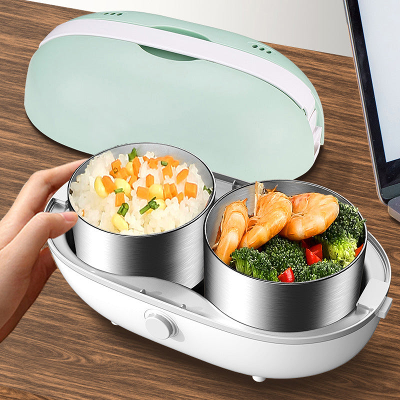 lunch box chauffante compartiment inox